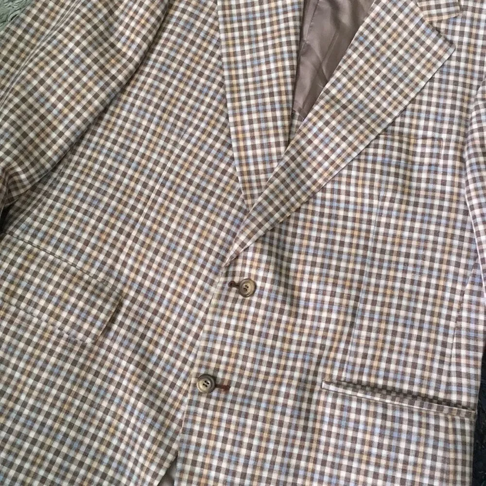 Vintage Plaid Blazer/Jacket